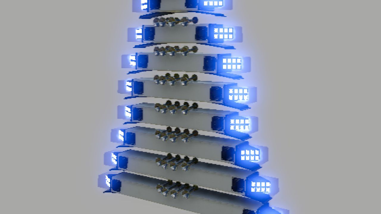 Luz azul DBS3000 (Prefab)