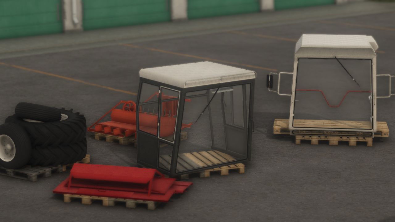 Decoration on pallets