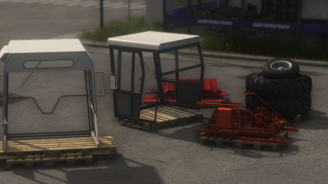 Decoration on pallets