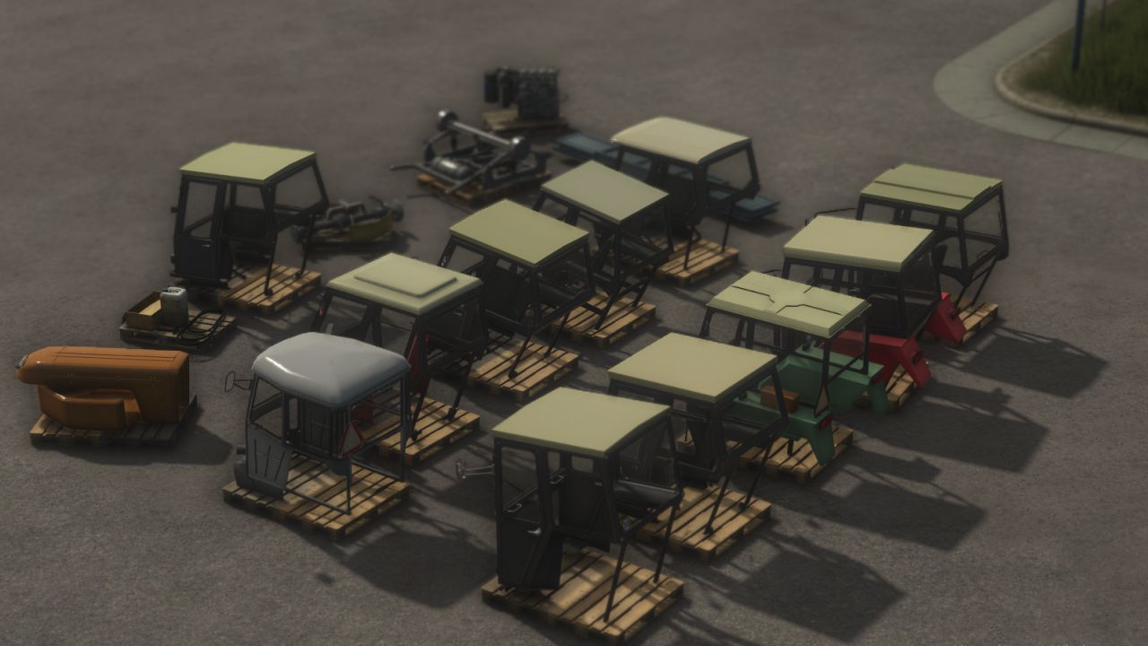 Decoration on pallets