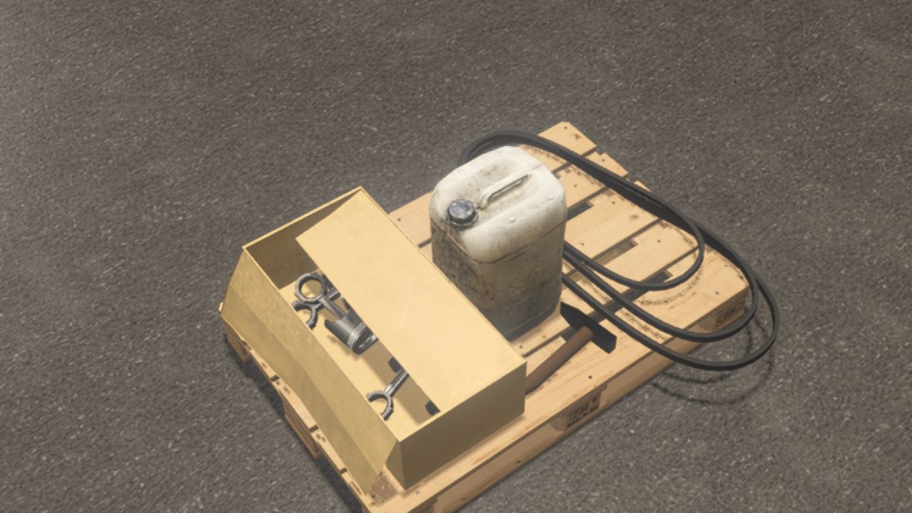 Decoración sobre palets