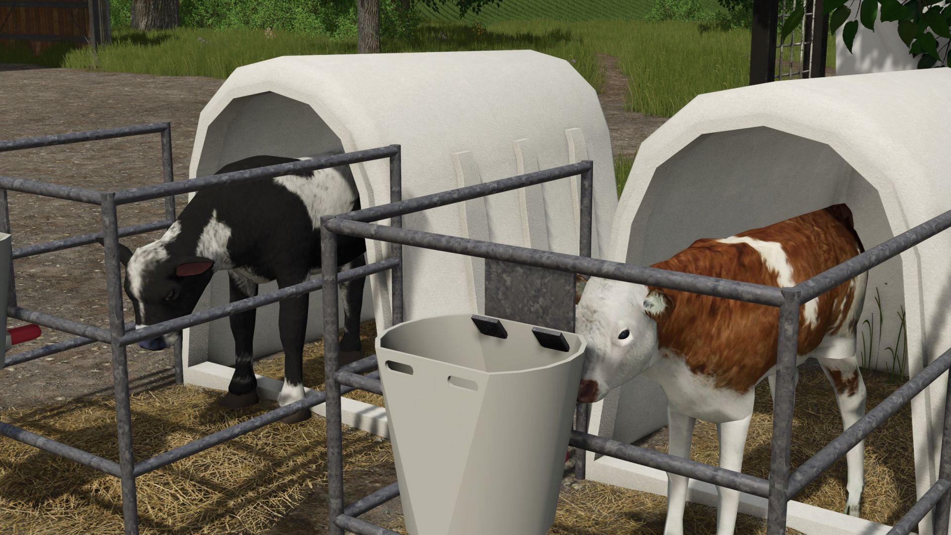 Decorative calf kennel