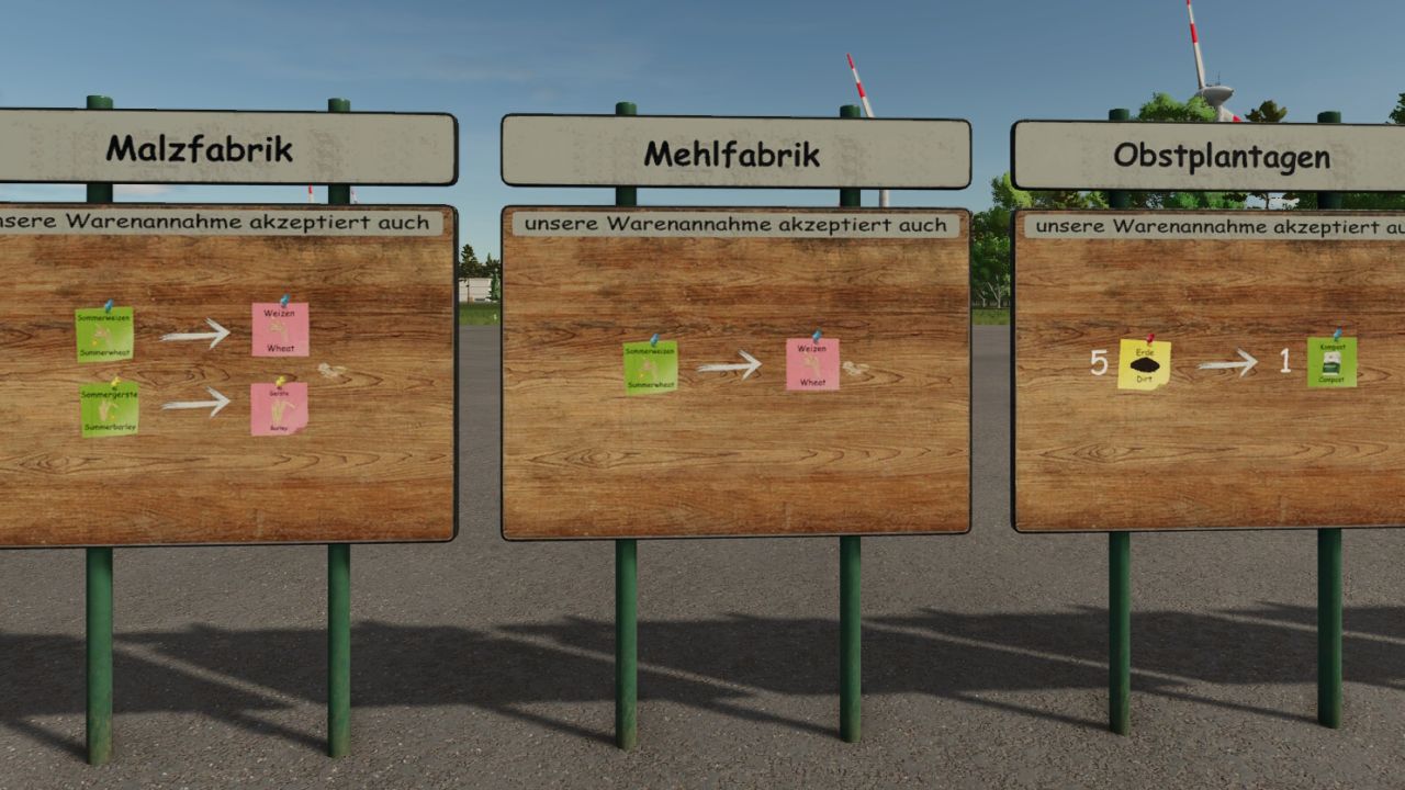 Decorative signs NF Marsch