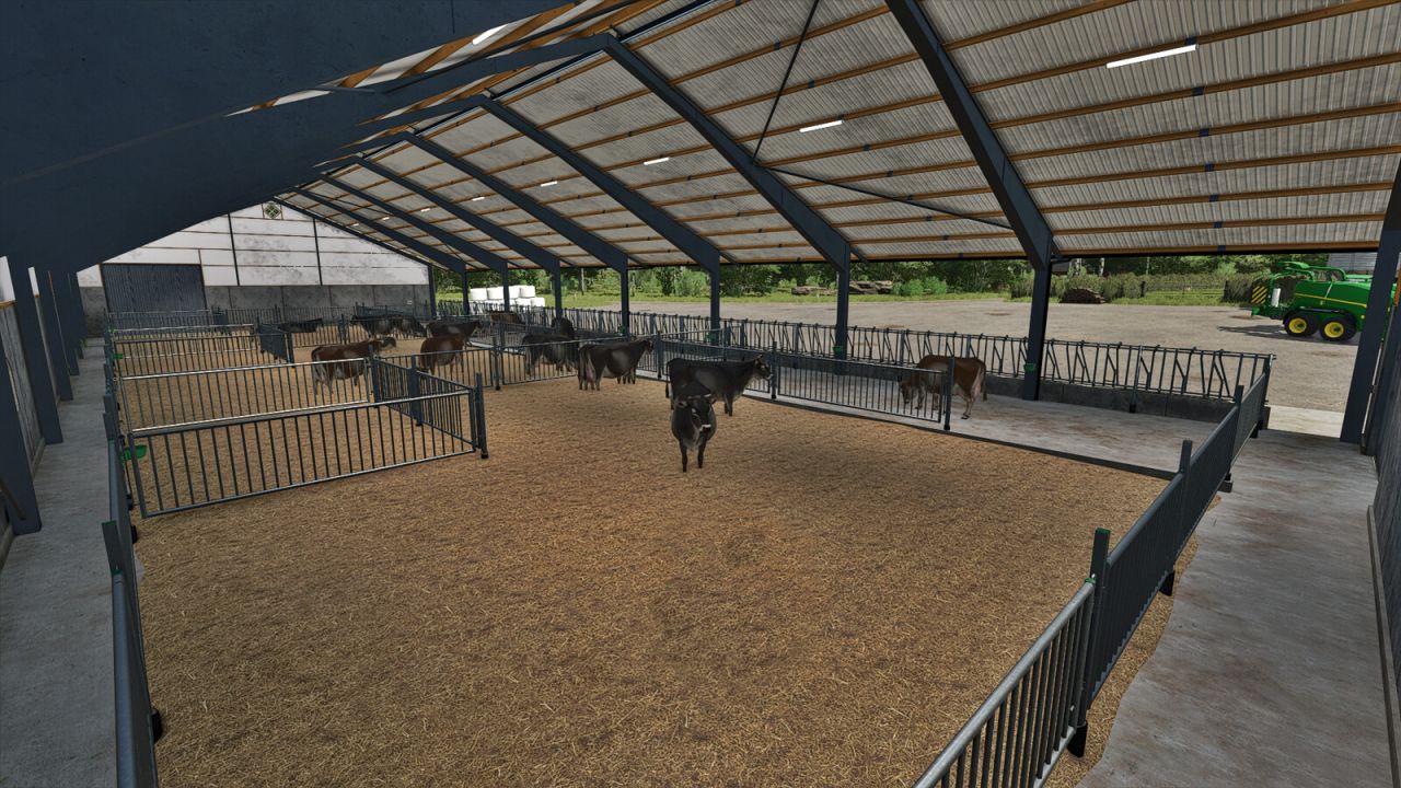 Obora głęboko ściółkowa