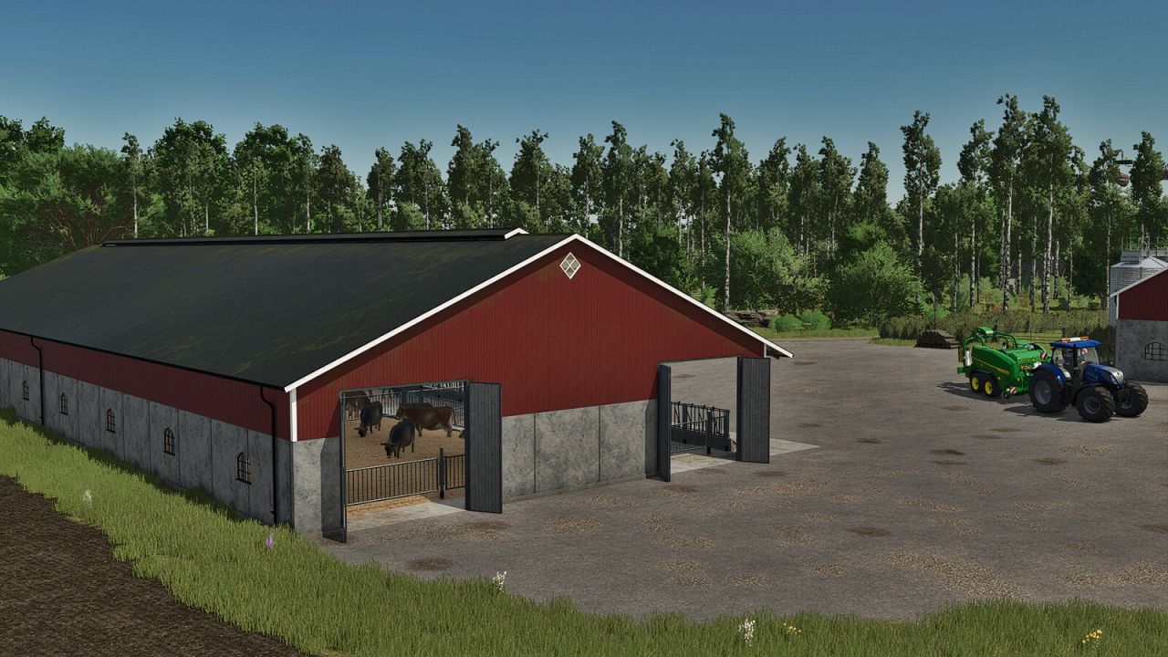 Obora głęboko ściółkowa