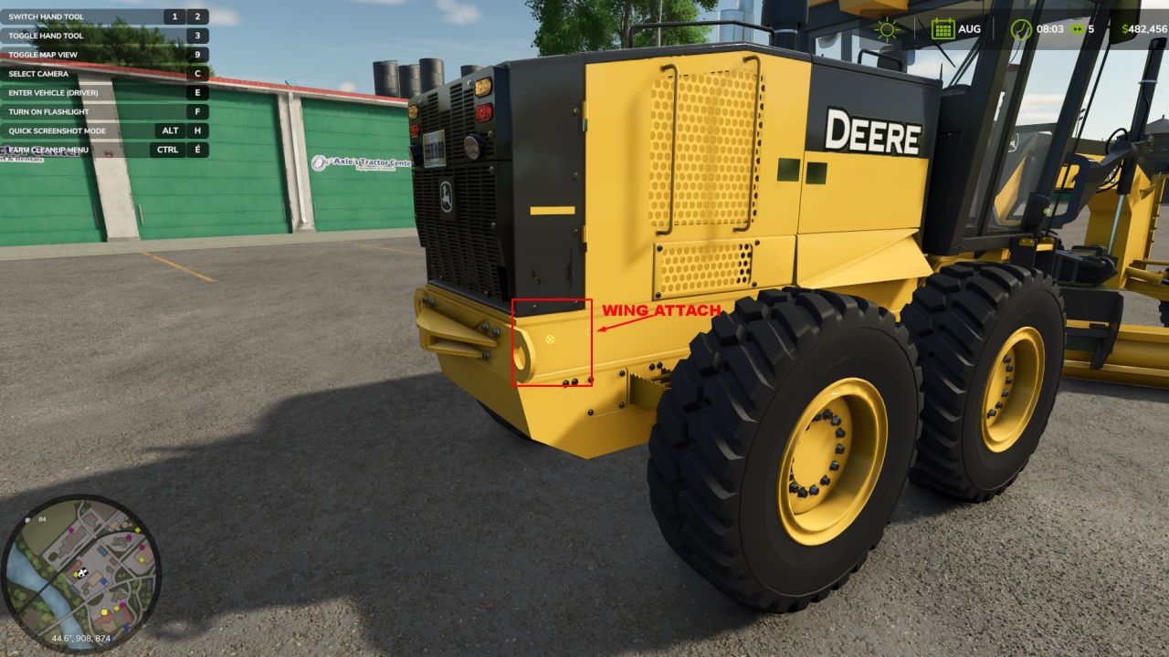 Комплект грейдера Deere