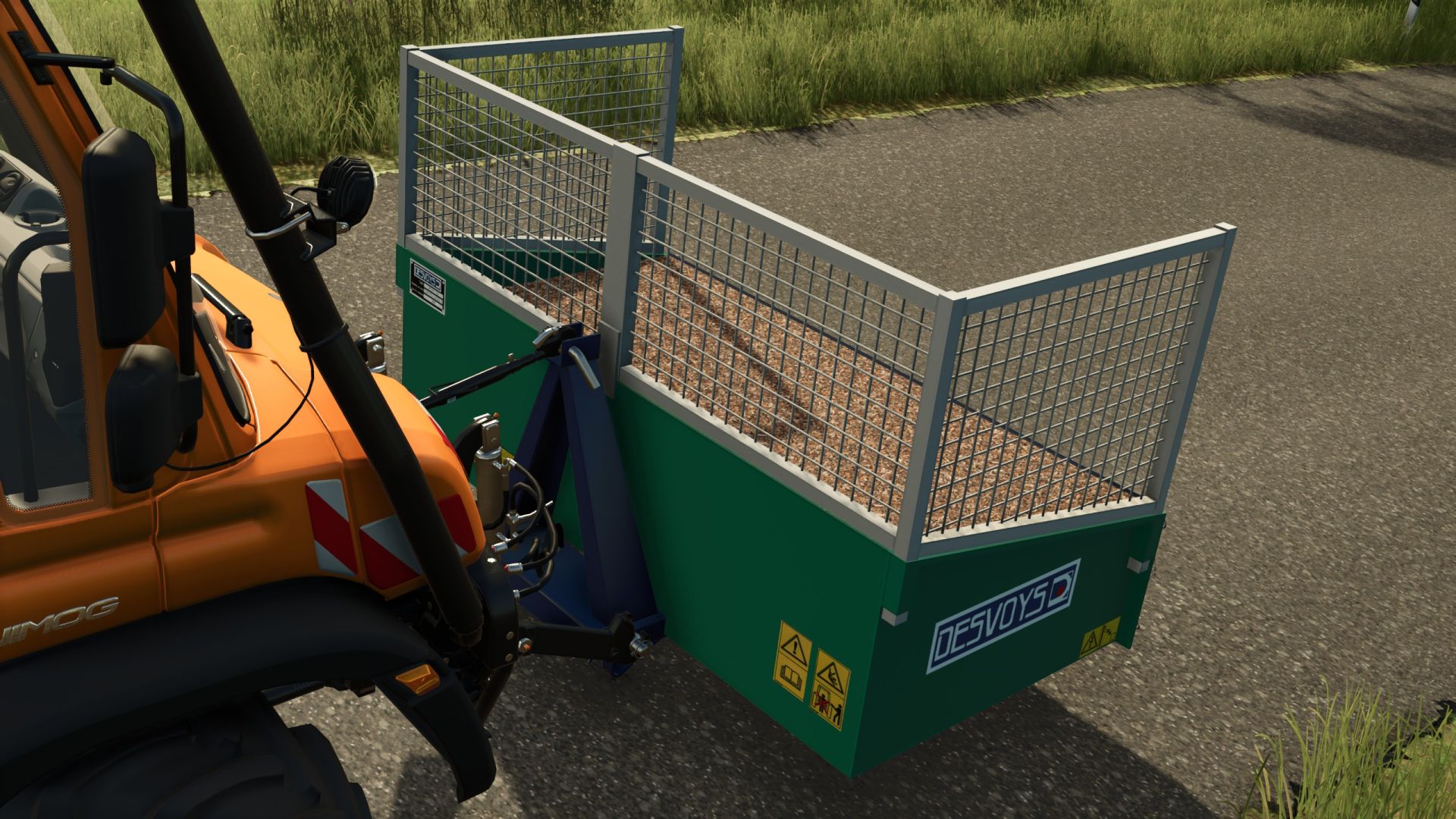 Desvoys 3-point mounted skip