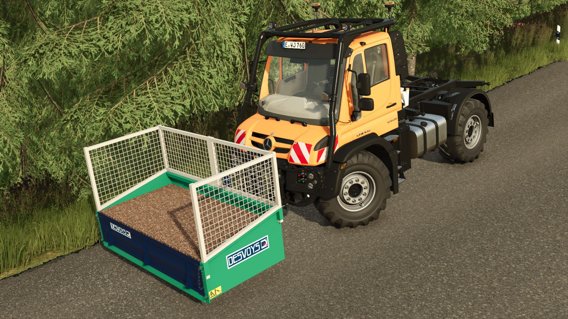 Desvoys 3-point mounted skip