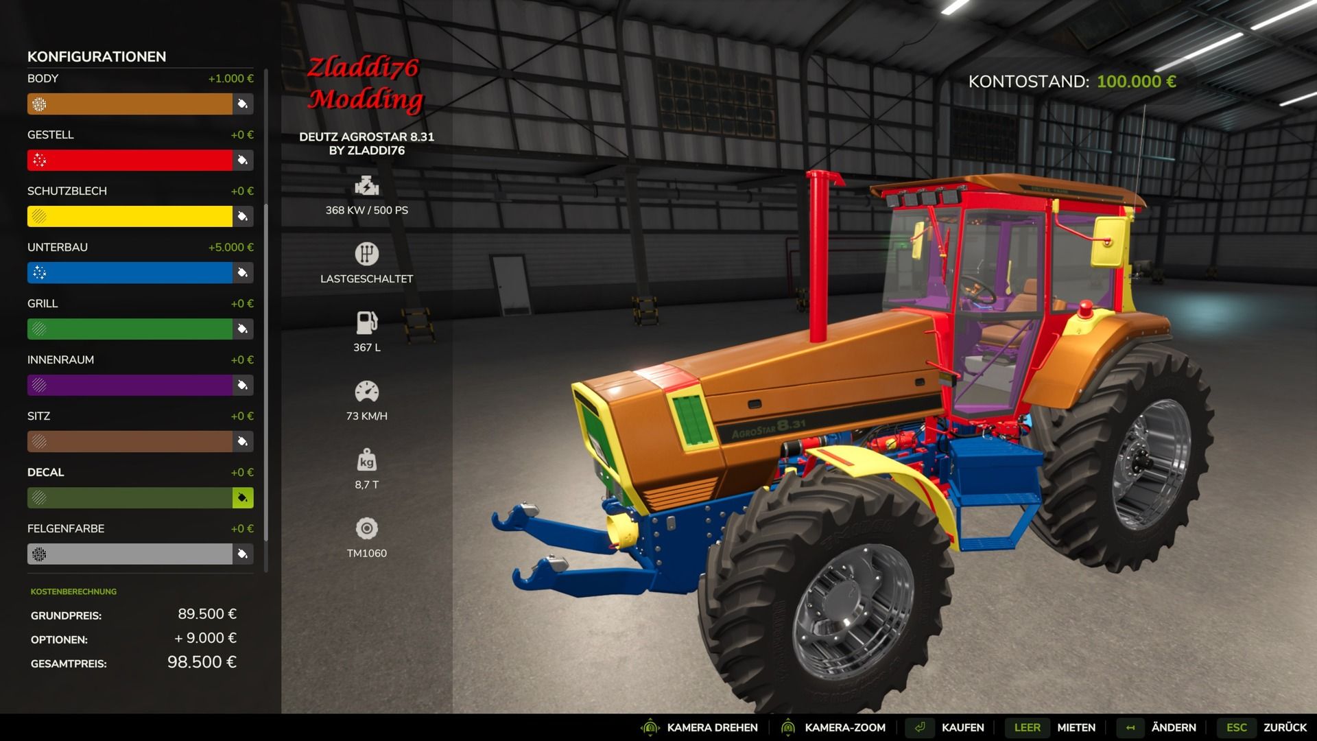 Deutz Agrostar 8
