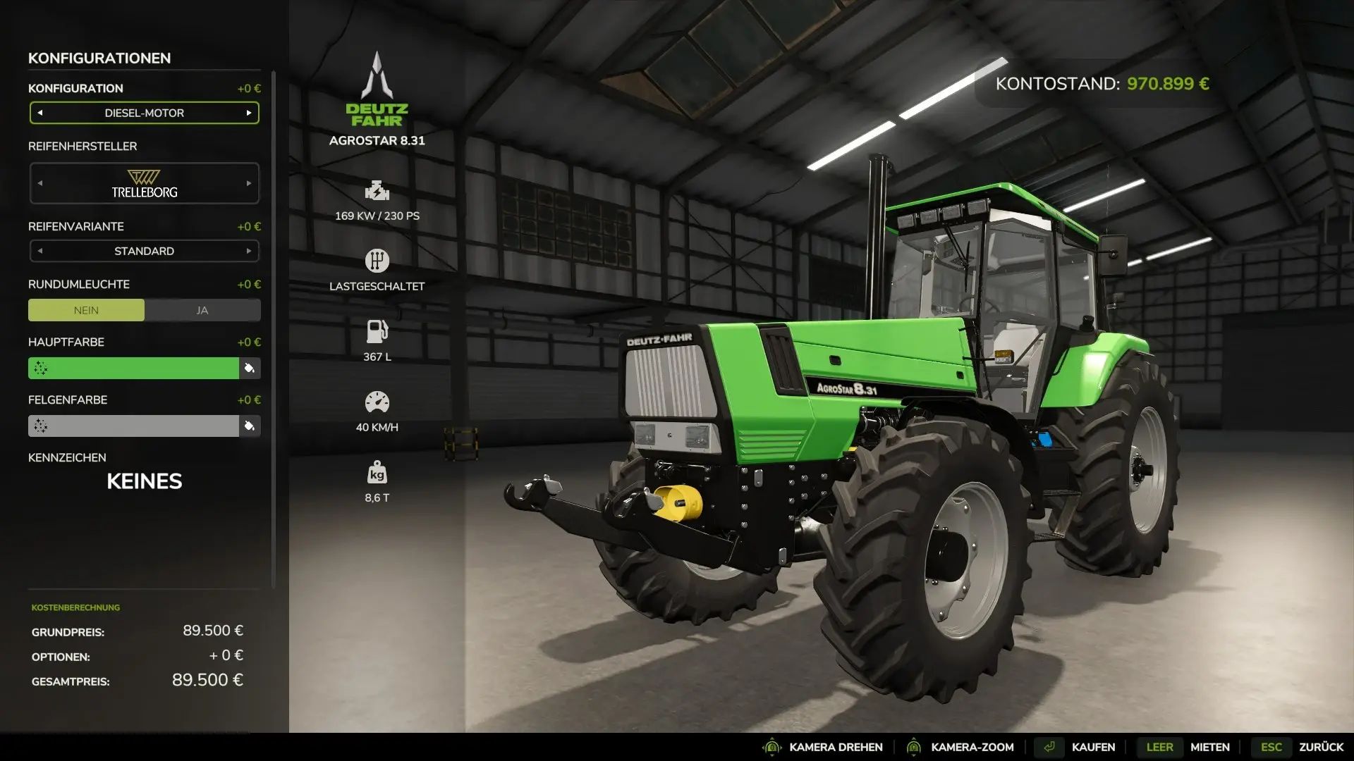 Deutz Agrostar 8.31