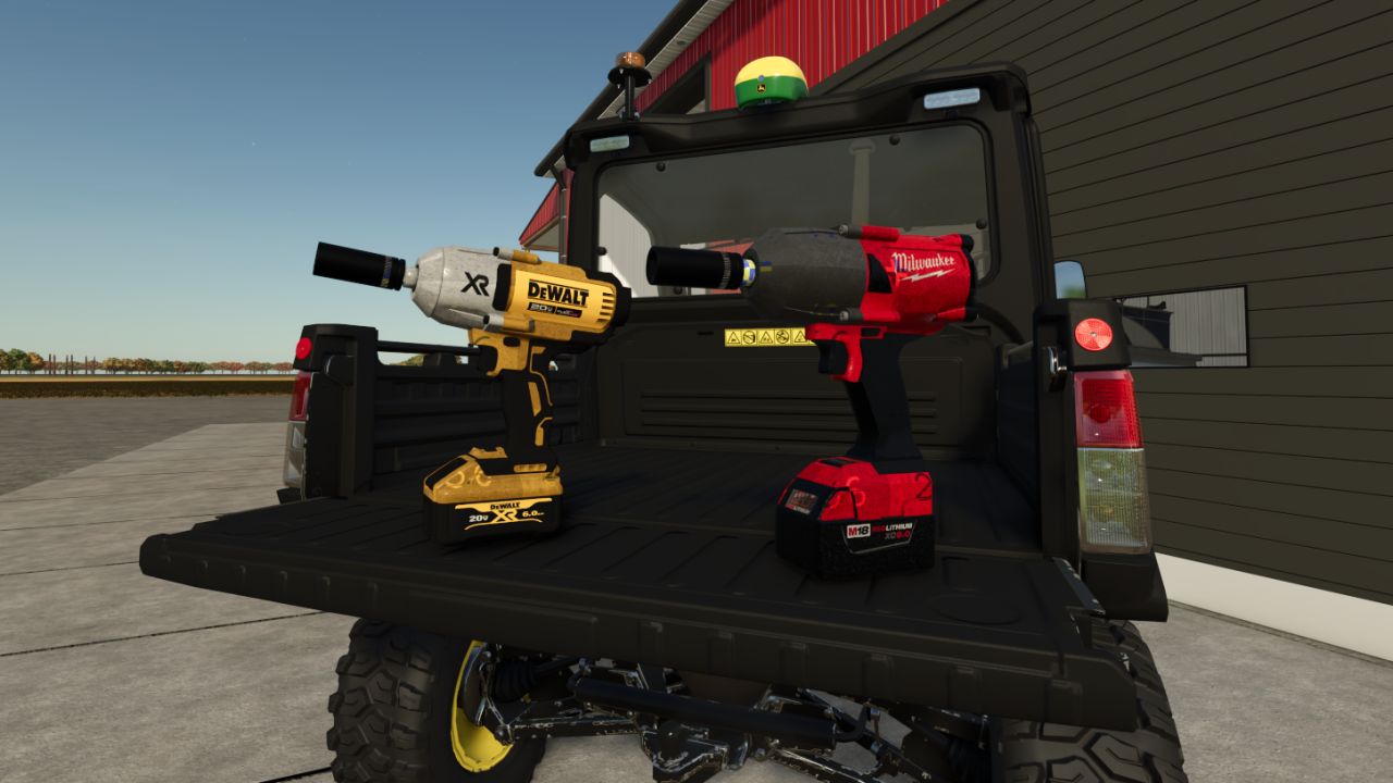 Набор ударных дрелей Dewalt и Milwaukee