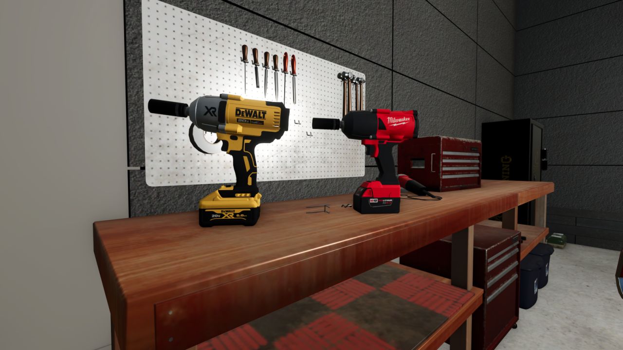 Dewalt and Milwaukee Impact Drills Pack