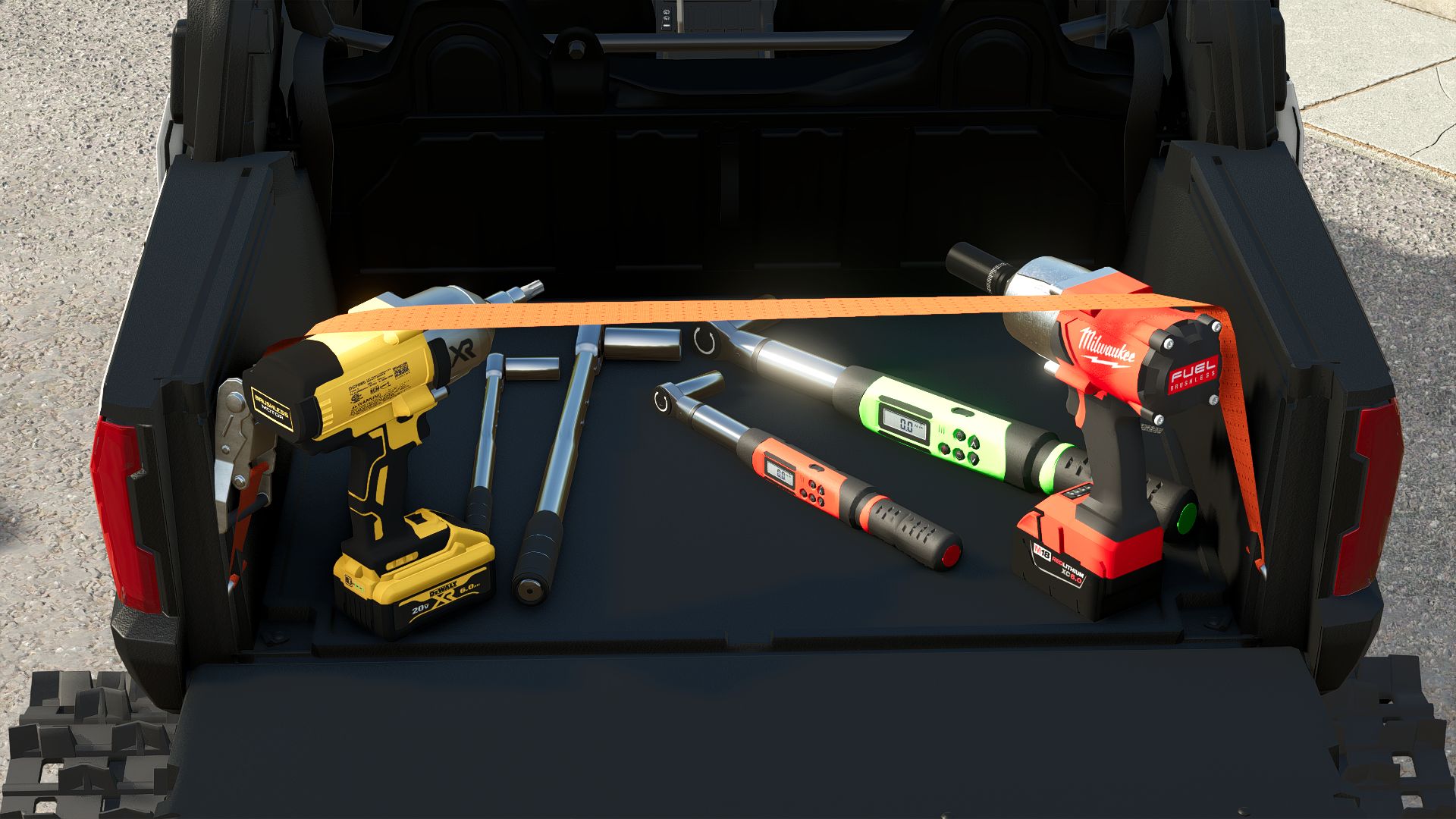 Trapani a percussione Dewalt e Milwaukee + chiave dinamometrica