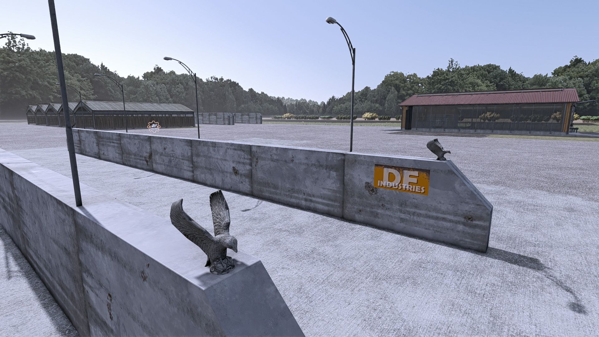 DF Industries Grand silo à ensilage M37 (mur de 6 m de haut)