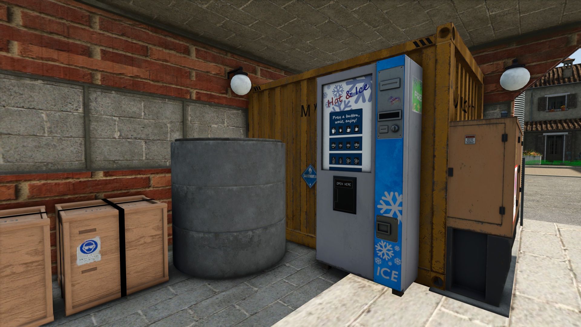 Overslagterminal DF INDUSTRIES (hightech verkoopstation)