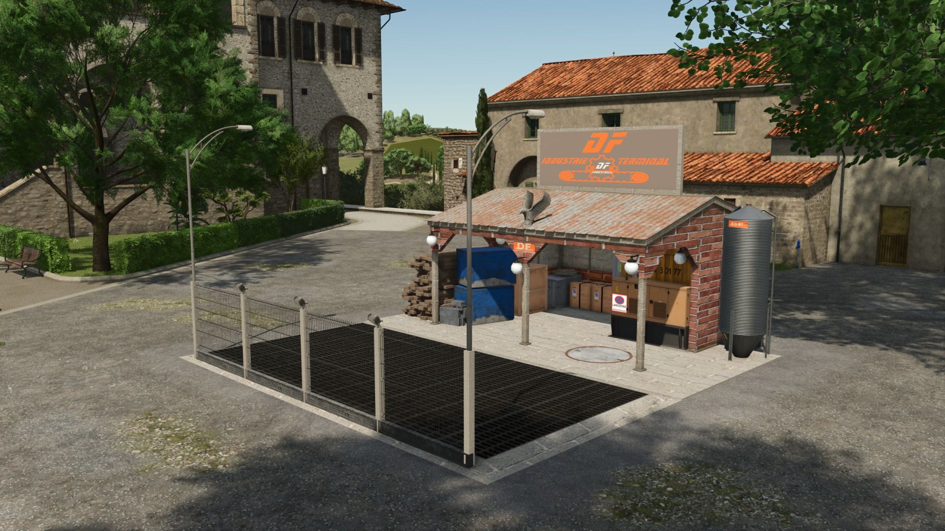 Overslagterminal DF INDUSTRIES (hightech verkoopstation)