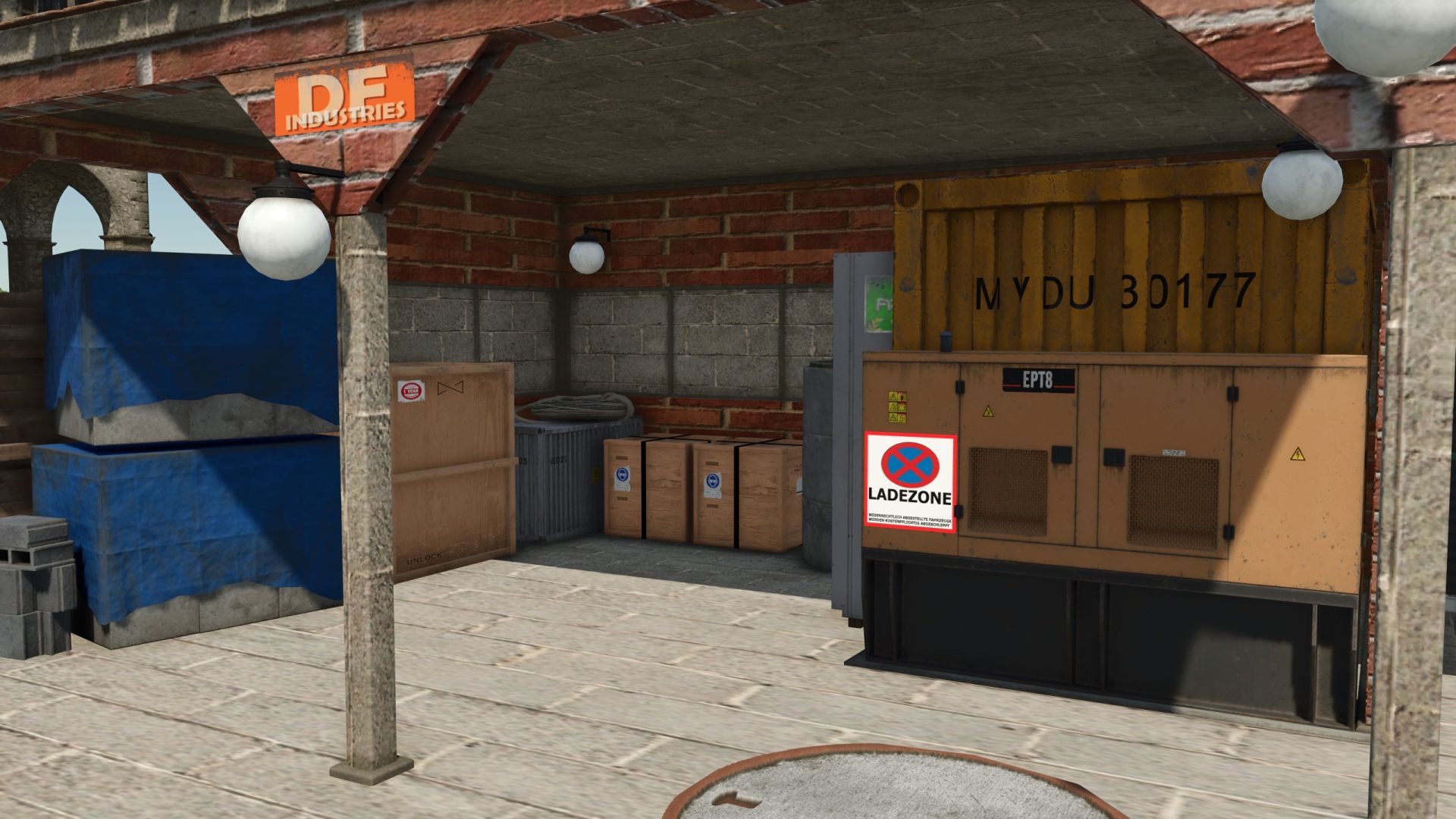 Overslagterminal DF INDUSTRIES (hightech verkoopstation)