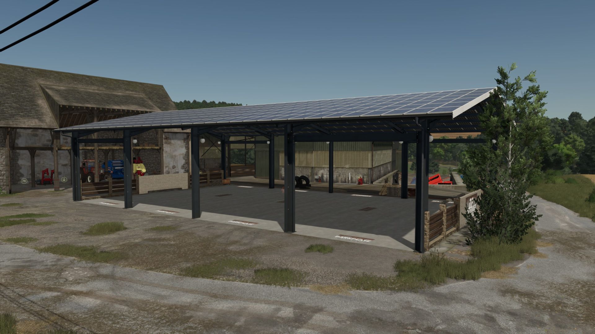 DF Premium Courtyard Garage M30 – Open Shelter