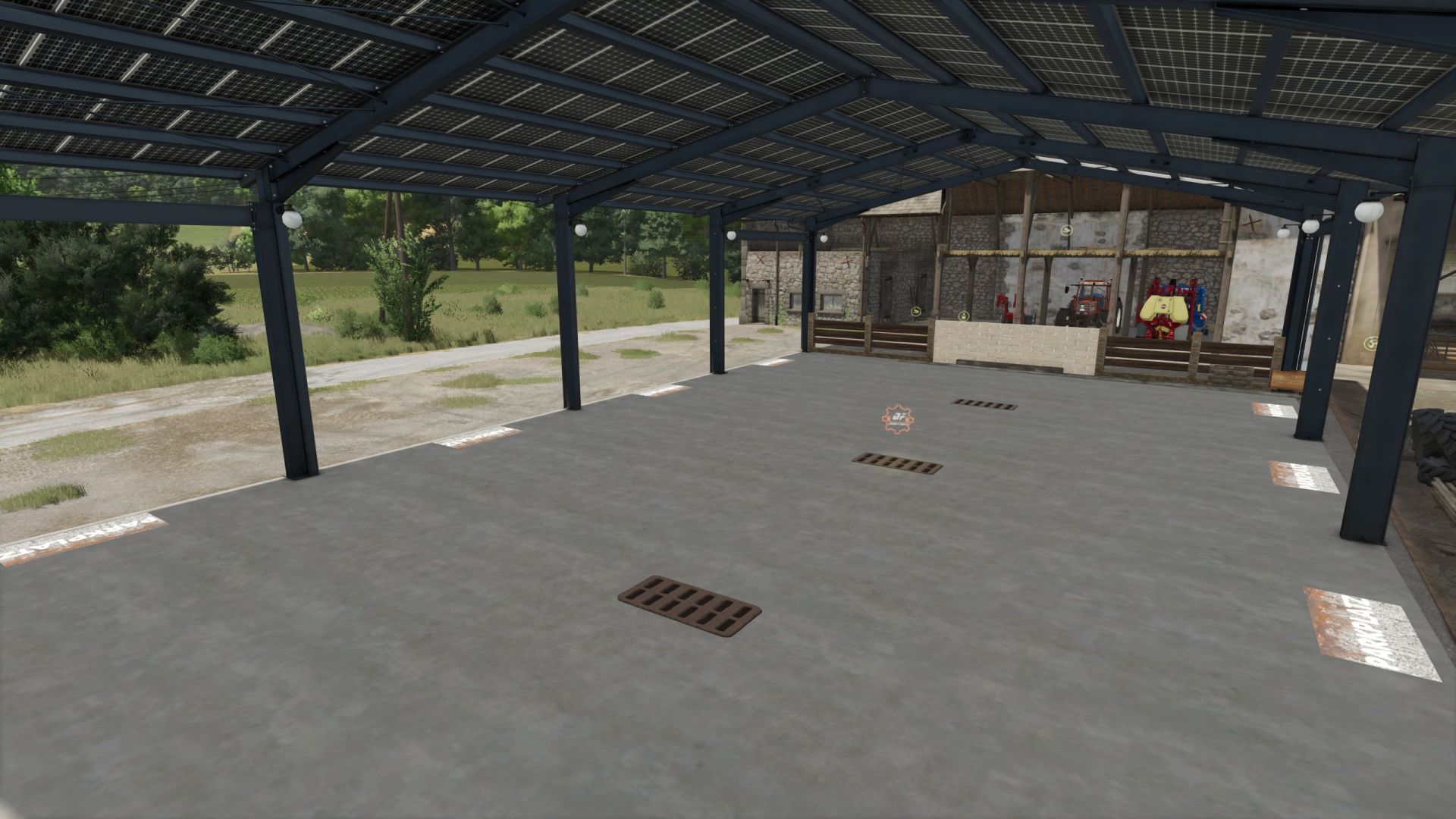 DF Premium Courtyard Garage M30 – Open Shelter