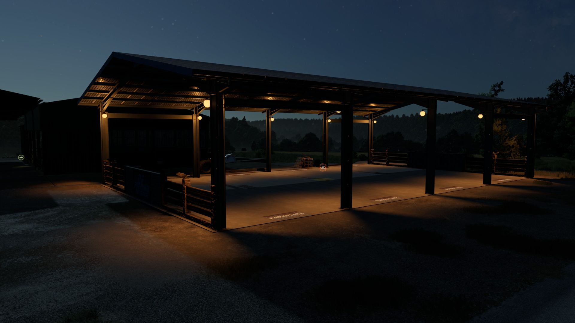 DF Premium Courtyard Garage M30 – Open Shelter