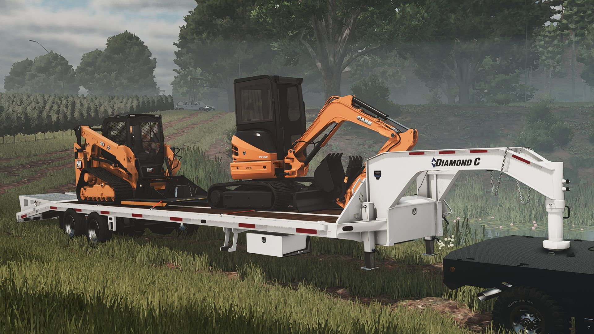Diamond C FMAX210 40′ zwanenhalstrailer