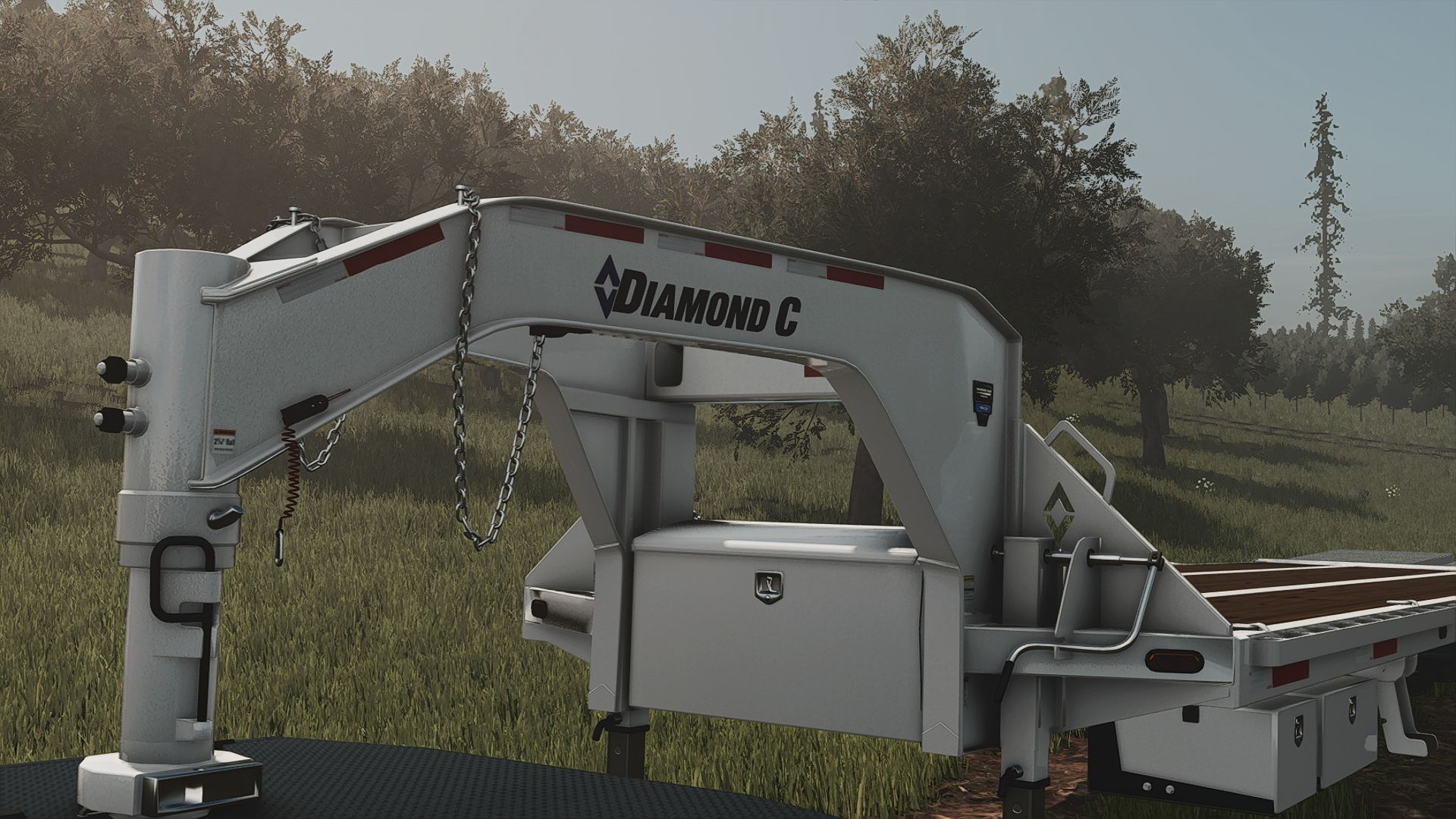 Diamond C FMAX210 40′ zwanenhalstrailer