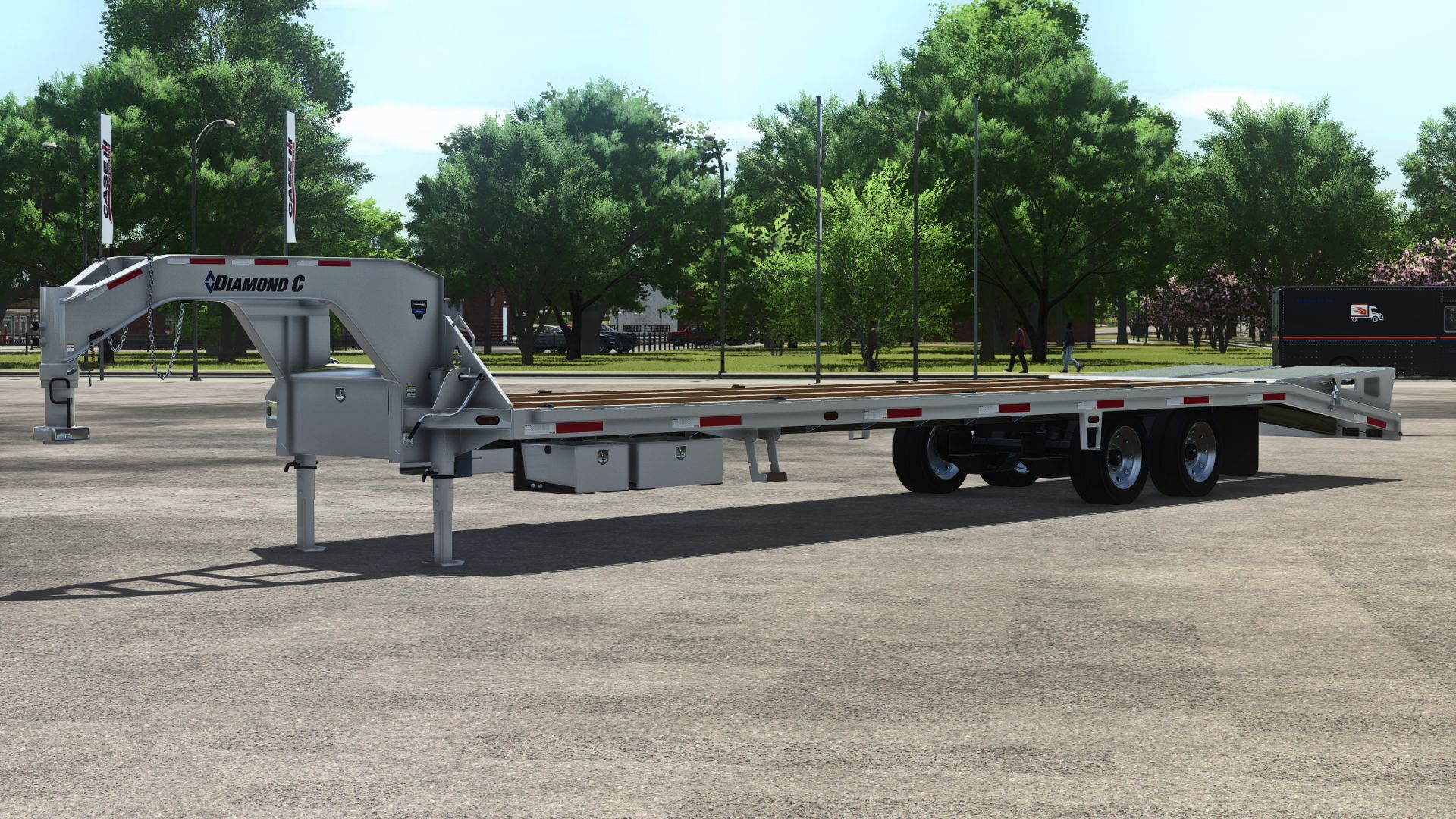 Diamond C FMAX210 40′ Schwanenhalsanhänger