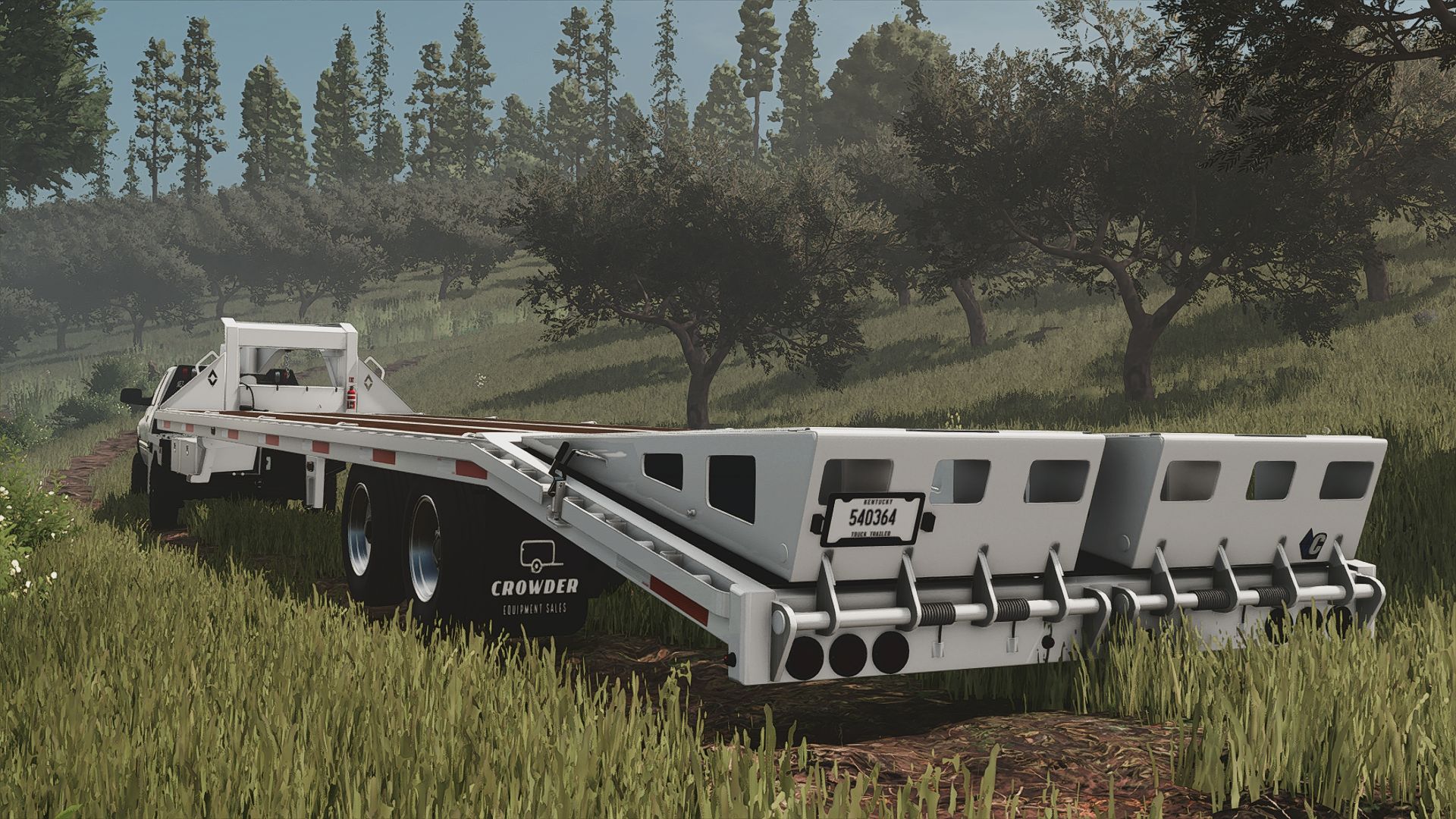 Diamond C FMAX210 40′ zwanenhalstrailer