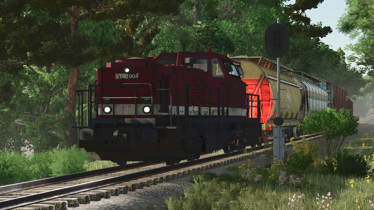 Locomotive Diesel "V100" (Prefab)