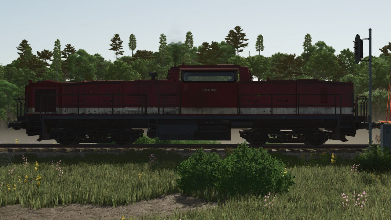 Locomotive Diesel "V100" (Prefab)