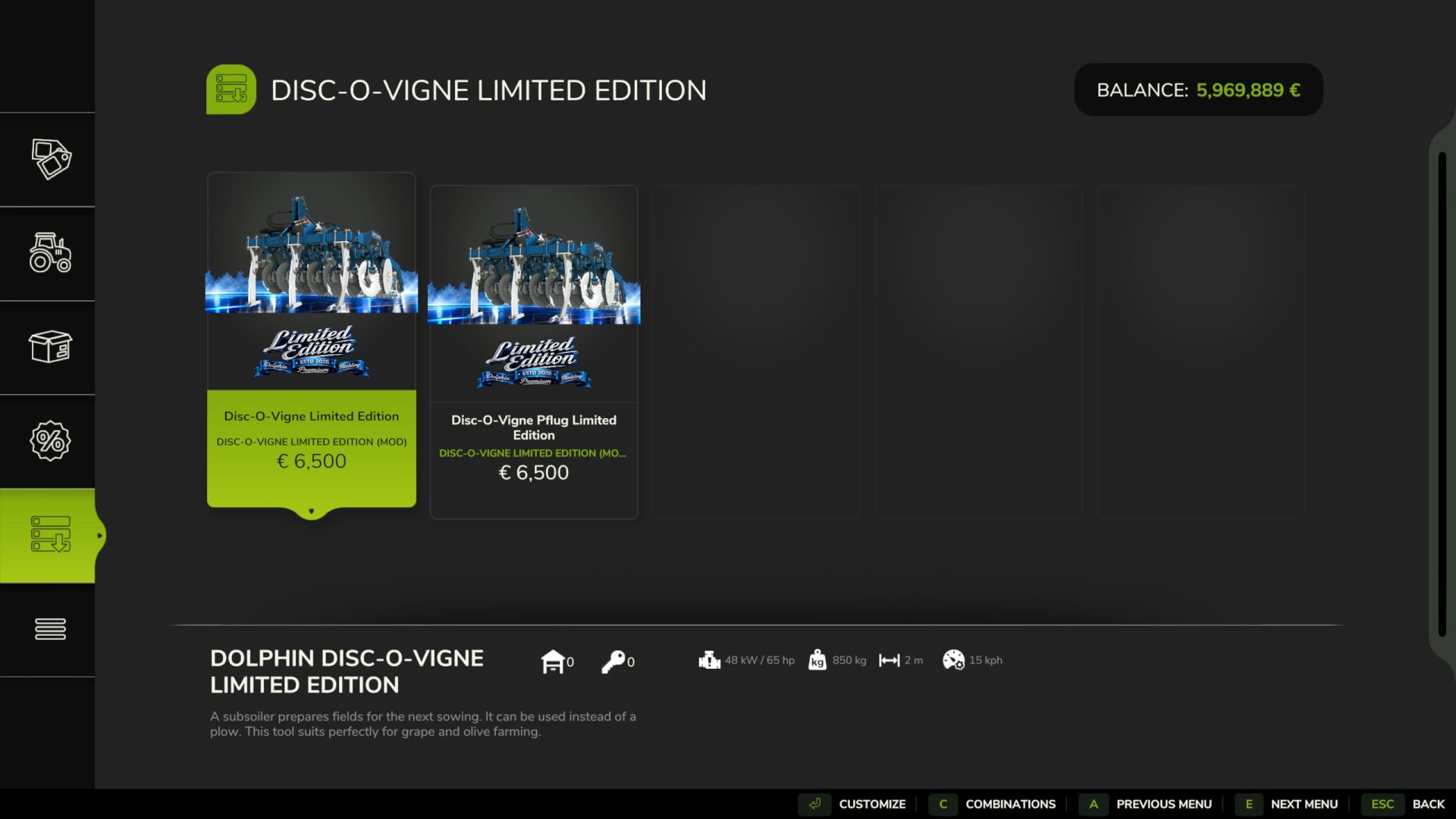 Disc O Vigne Limited Edition