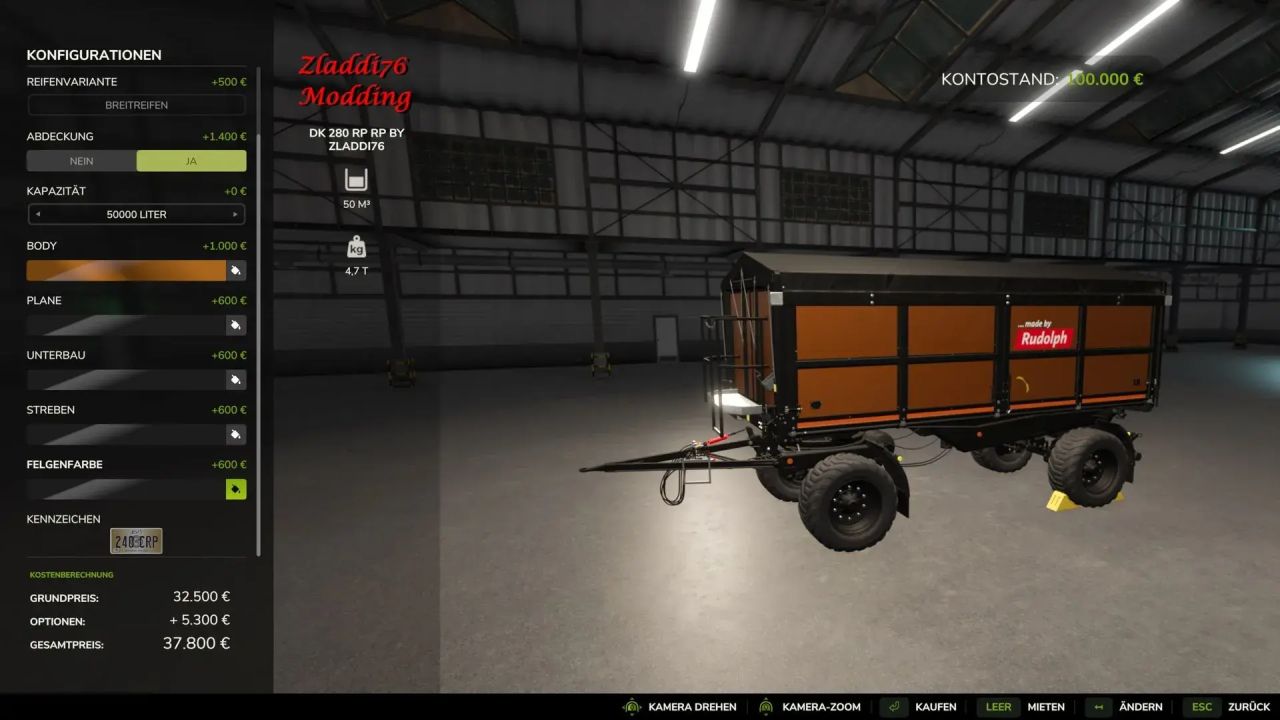 DK 280 RP (500.000L)