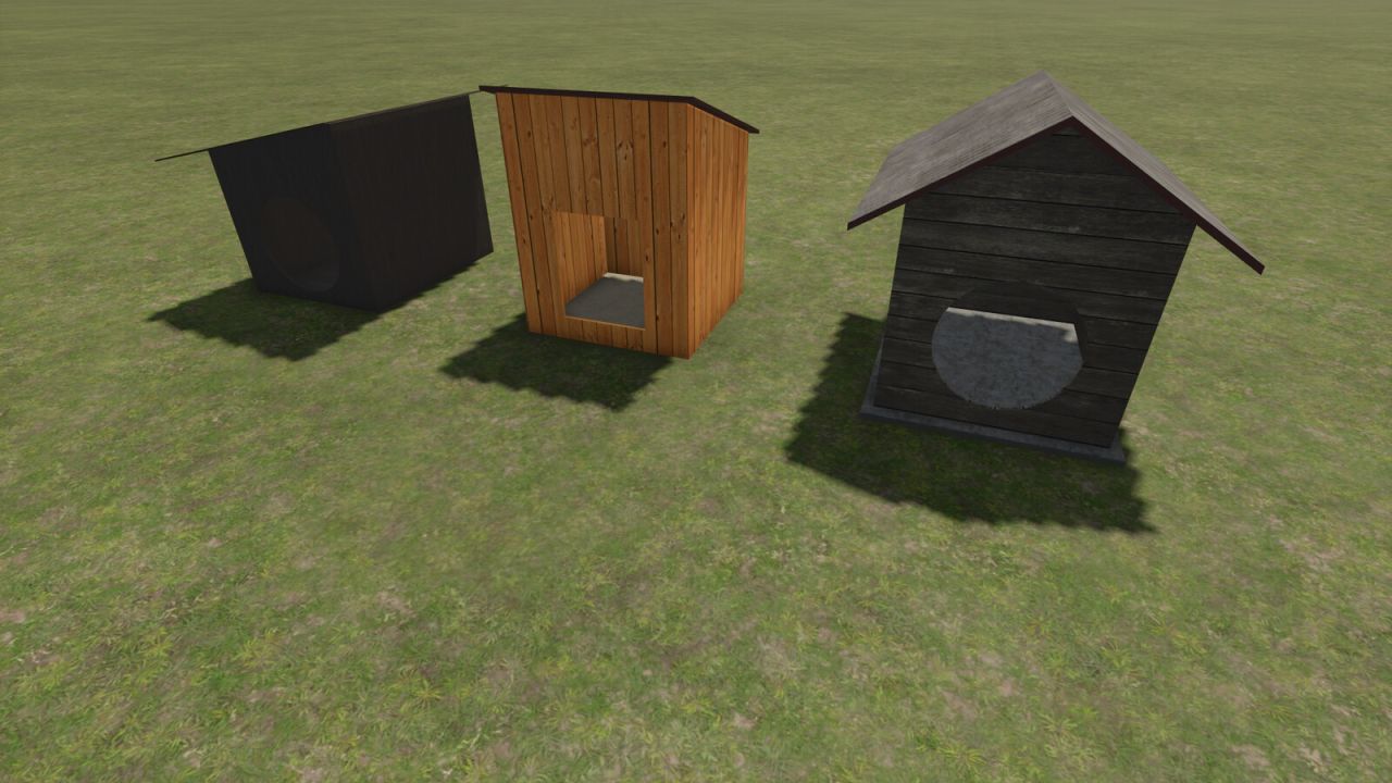 Dog Houses (Prefab) FS25
