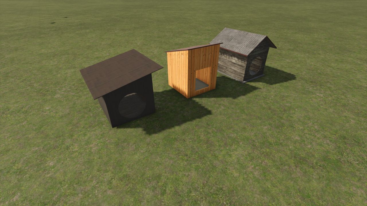 Dog Houses (Prefab) FS25 thumbnail 3