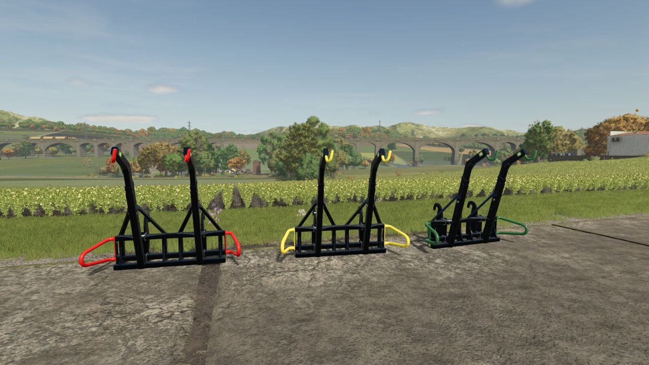 Doppio Gancio Big Bag Per Sollevatore Telescopico