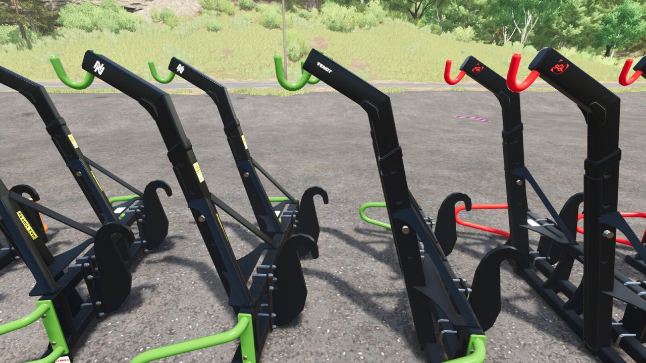 Teleskopik Kaldırıcı İçin Çift Big Bag Kancası