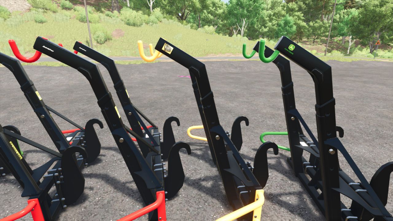 Double Big Bag Hook For Telescopic Lifter