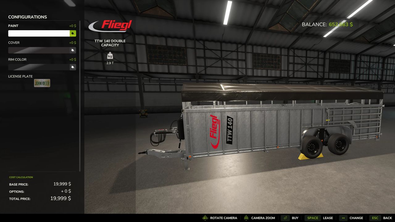 Double capacity livestock carrier
