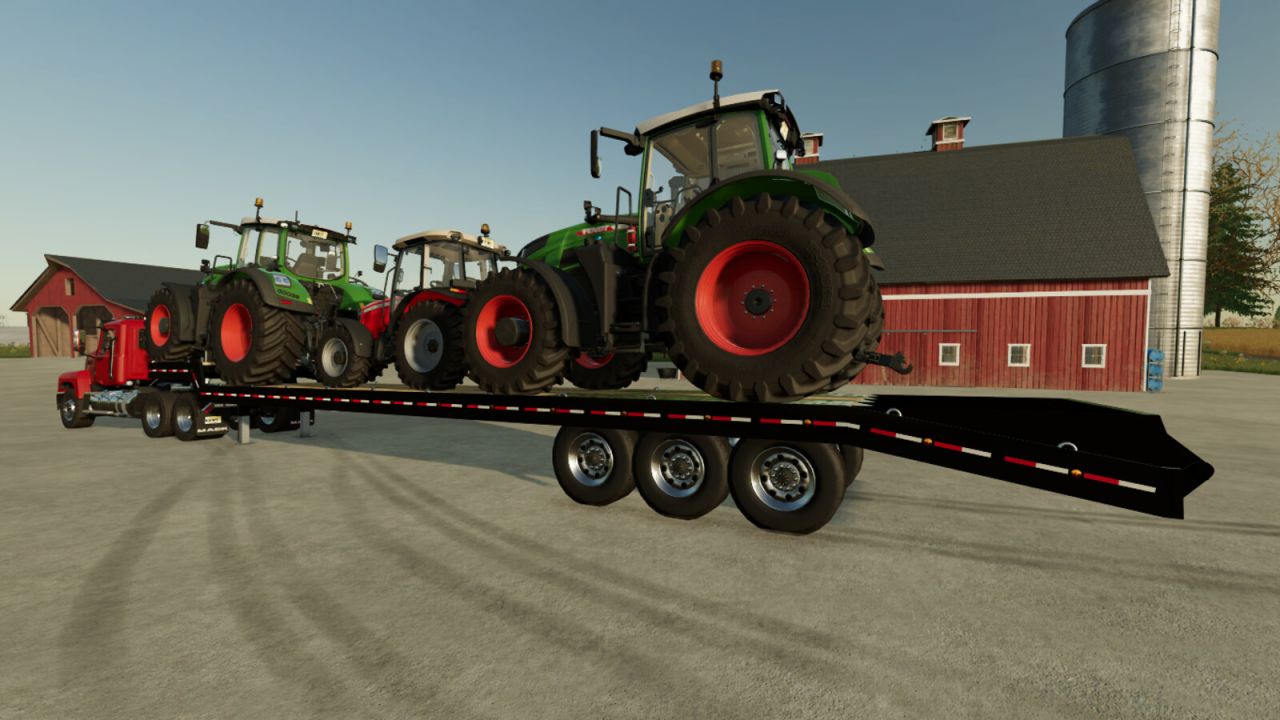 Trailer Dropdeck - Caricamento automatico delle balle