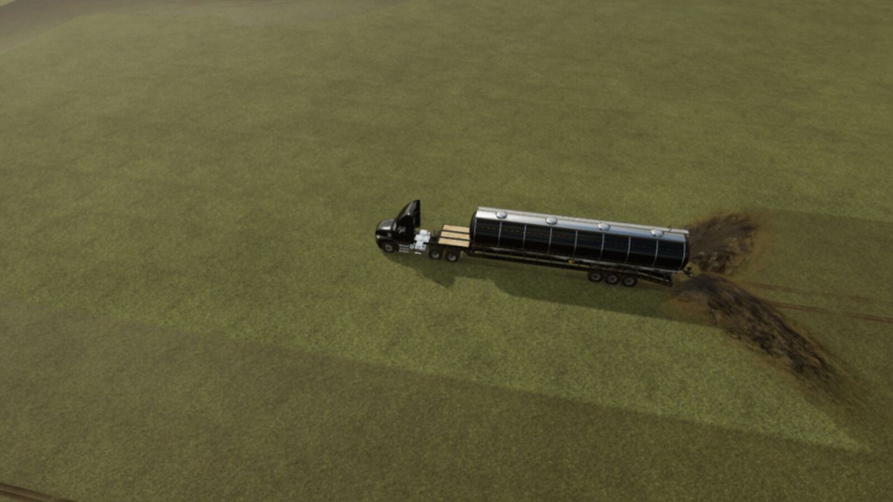 Przyczepa Dropdeck — automatyczne ładowanie bel