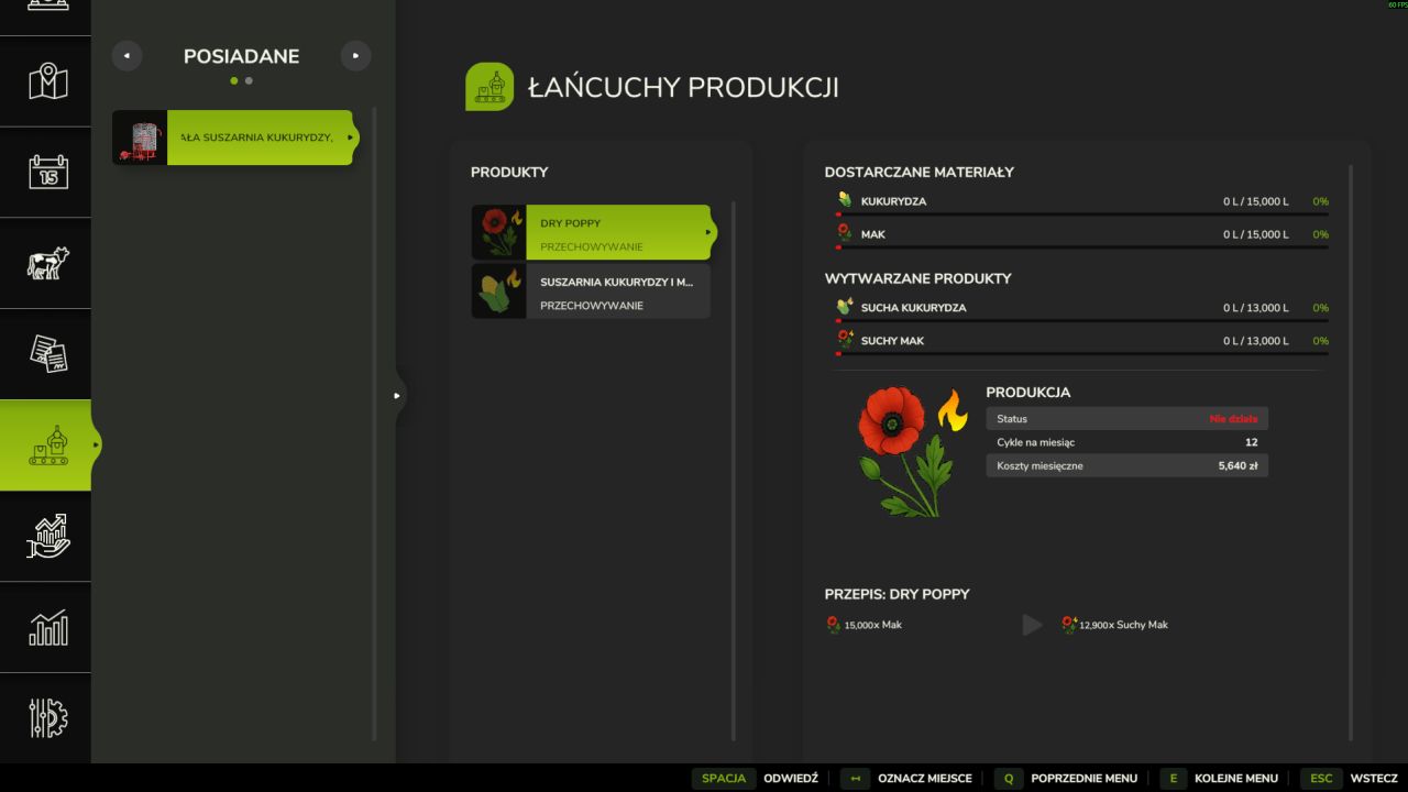 Droogruimte voor maïs, maanzaad en zonnebloempitten