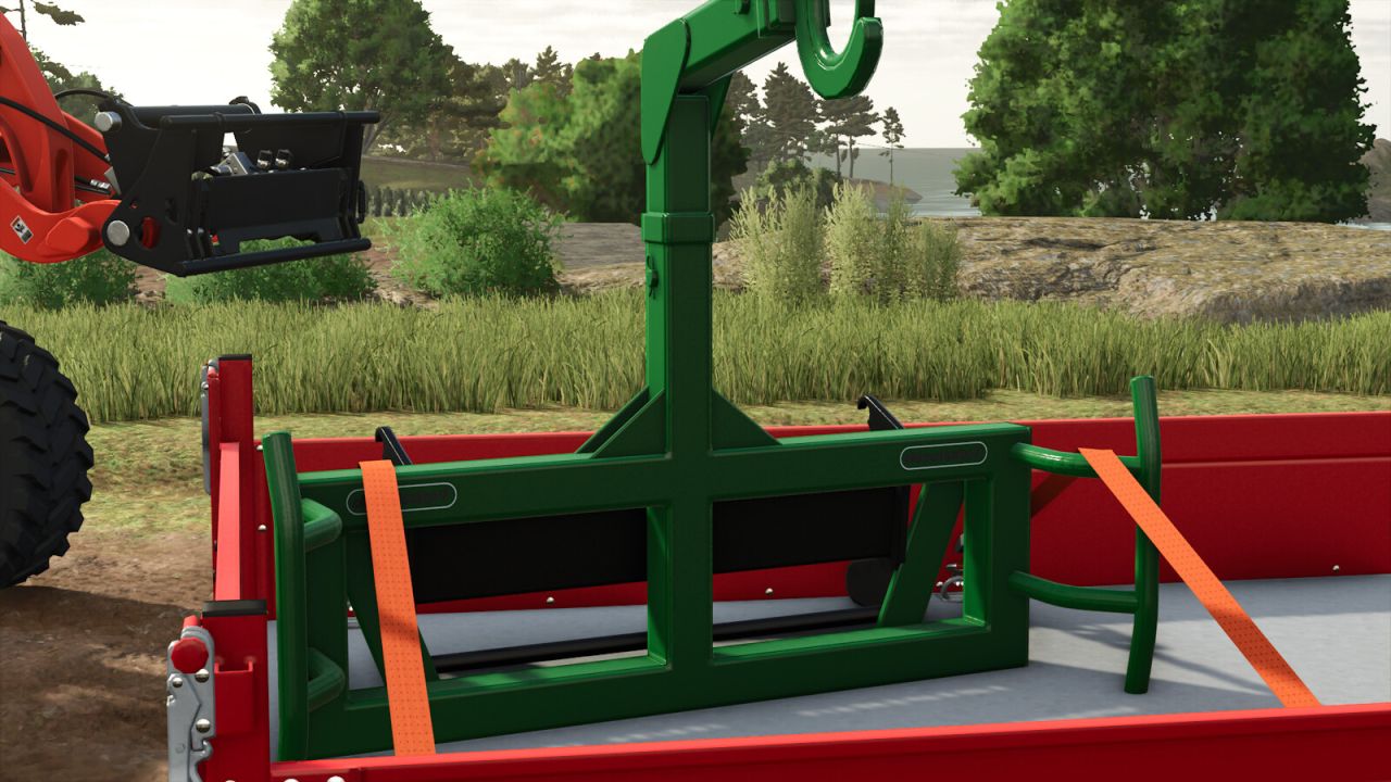 Osoba obsługująca duże torby w Duevelsdorfie