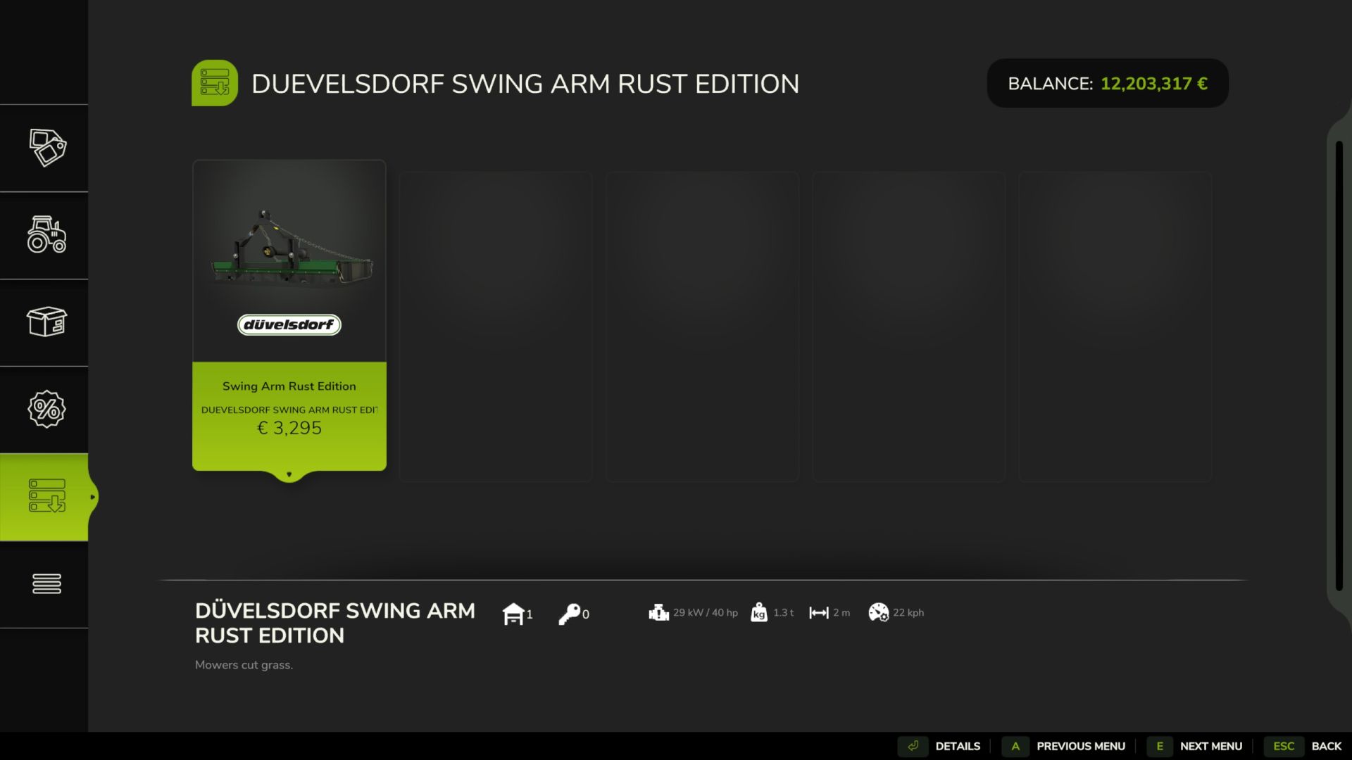 Duevelsdorf Swing Arm Rust Edition