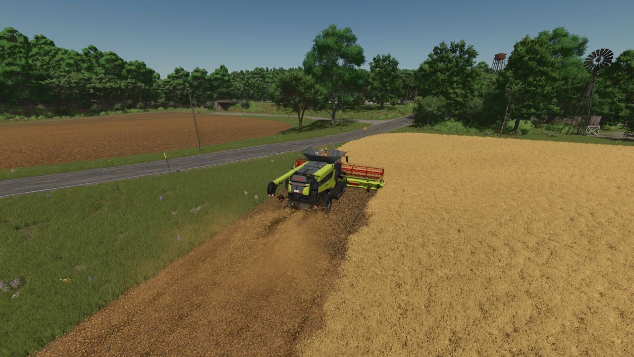 Dynamic Combine Spread Width FS25 thumbnail 3