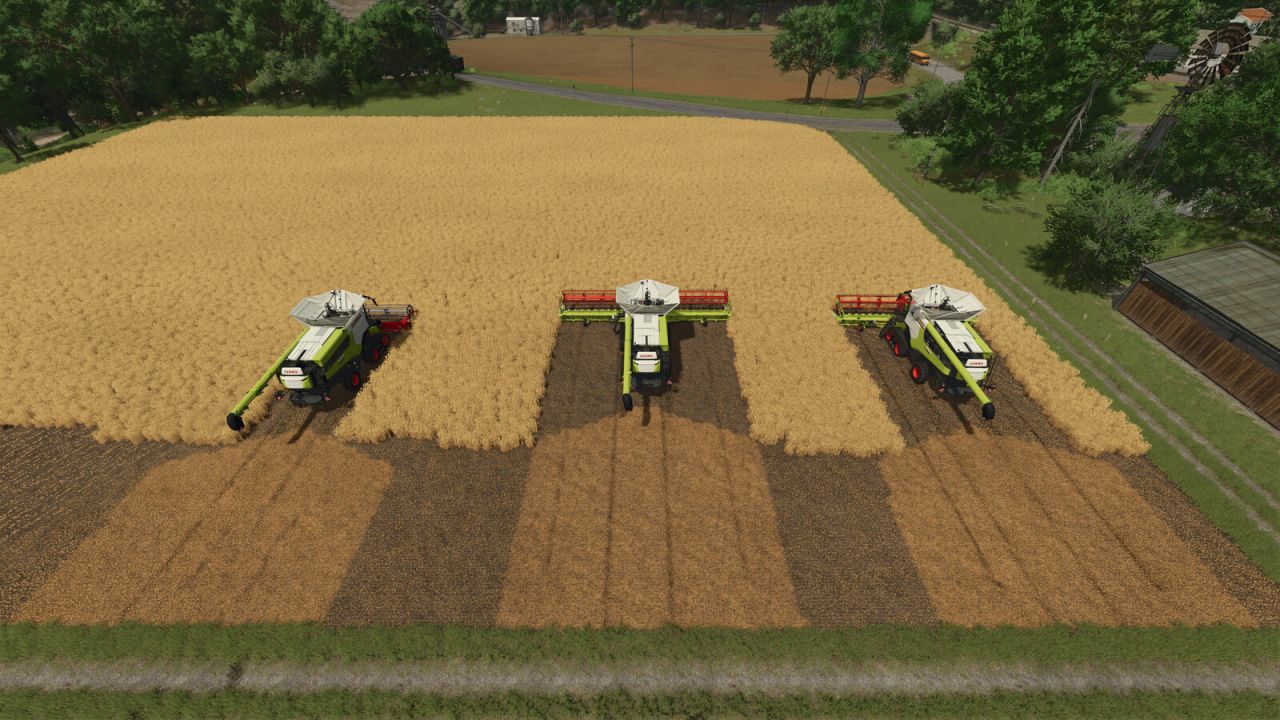 Dynamic Combine Spread Width FS25