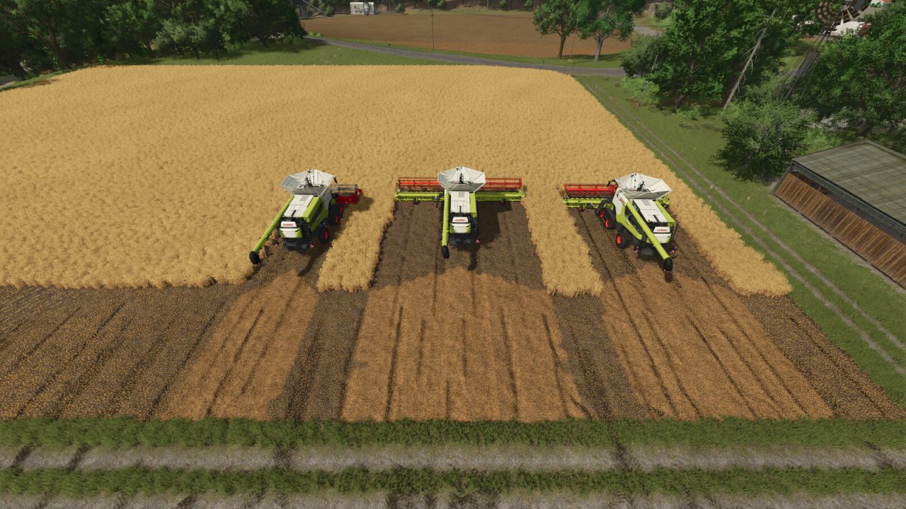 Dynamic Combine Spread Width FS25 thumbnail 2