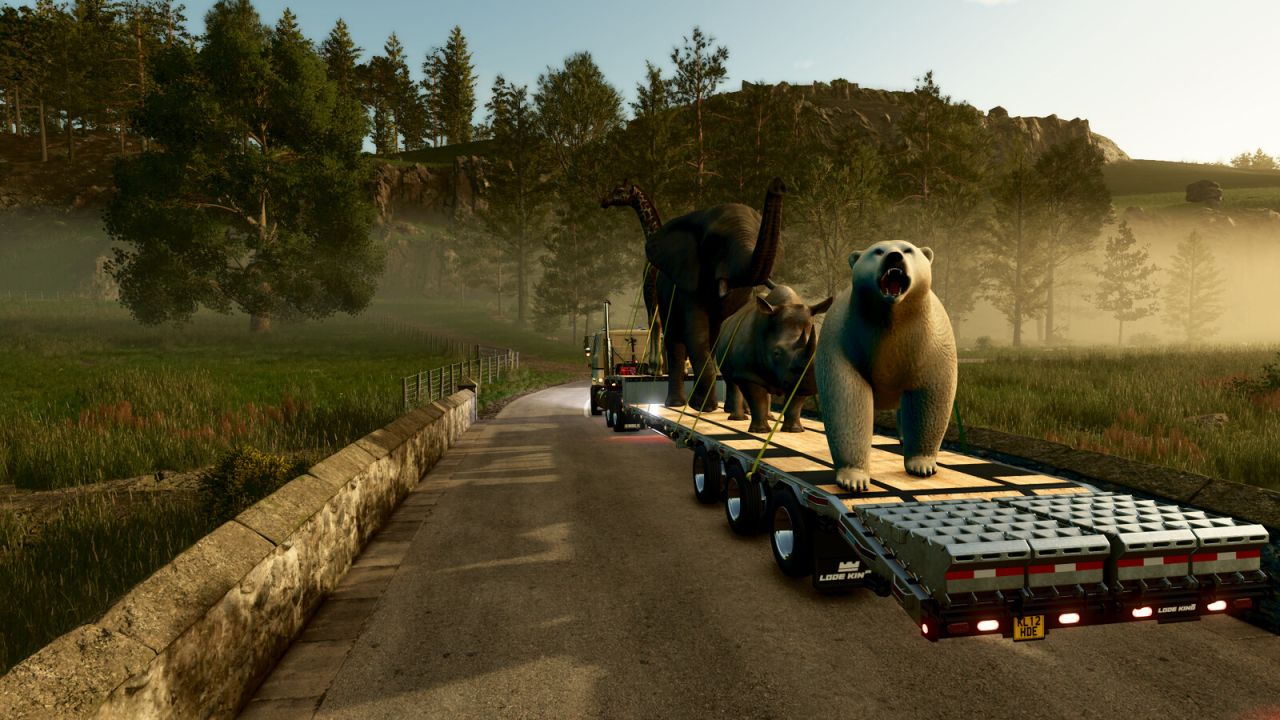 Динамические животные в стиле деко