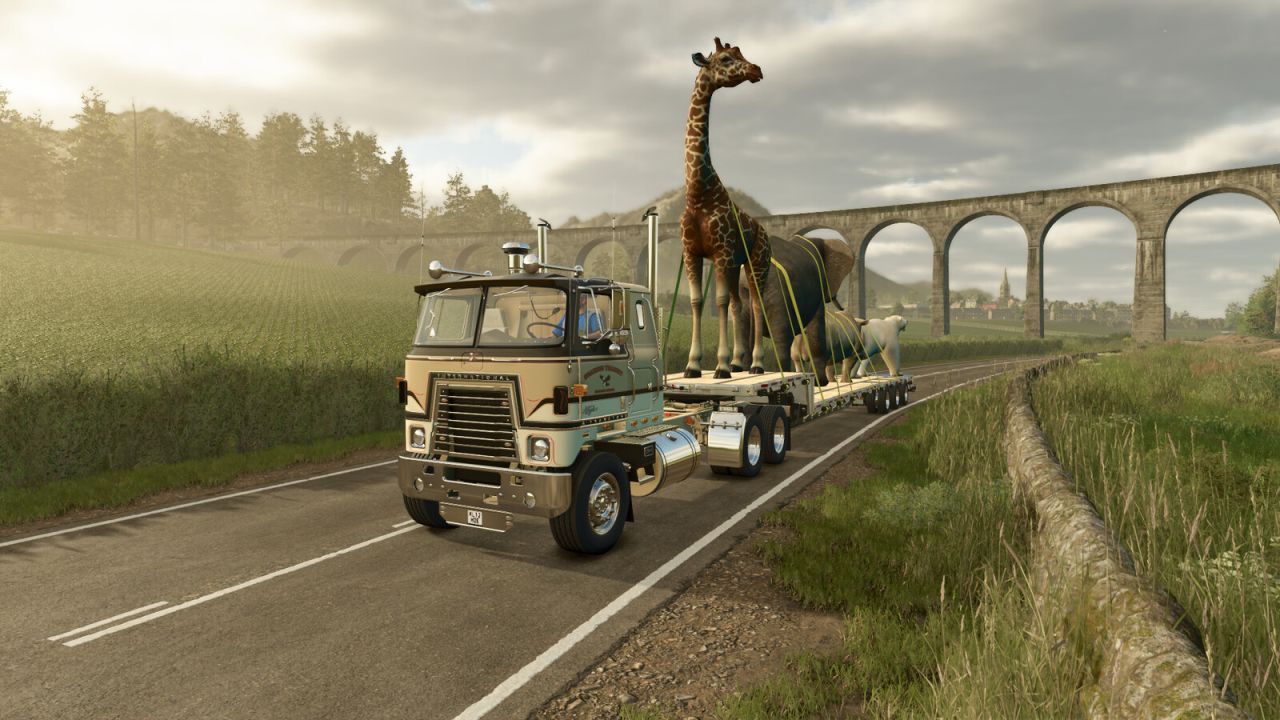 Динамические животные в стиле деко