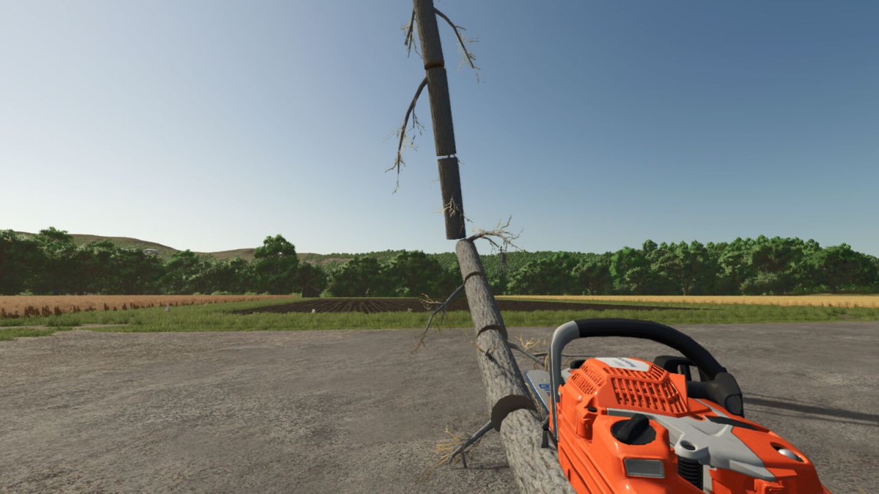 Einfaches Holzfällen