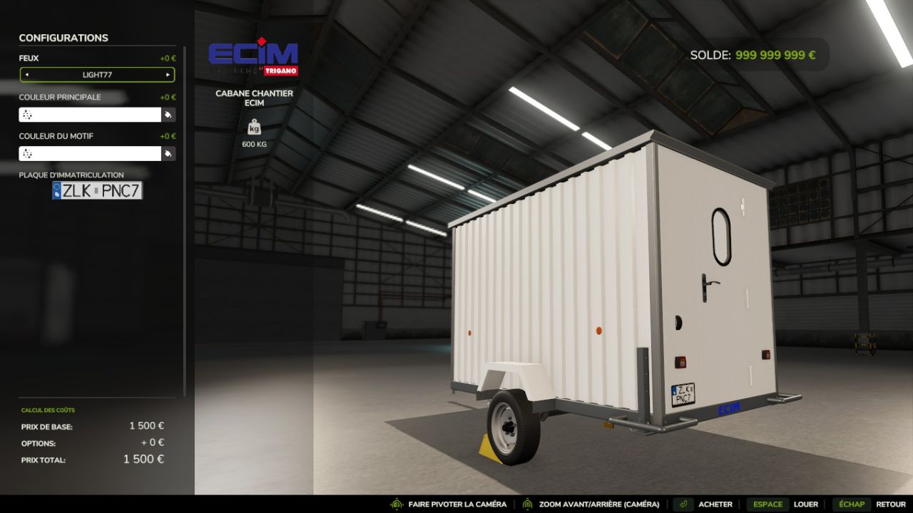 ECIM construction site cabin